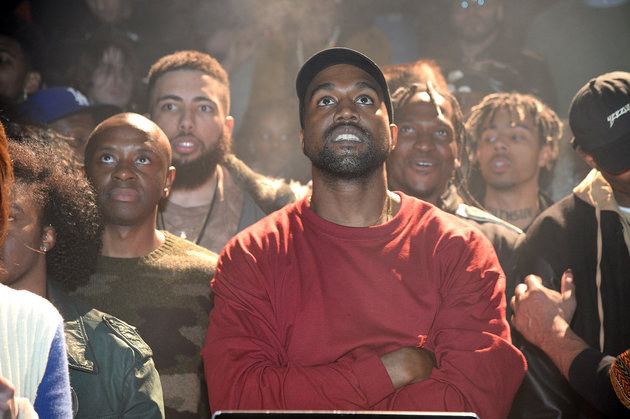 NEW YORK, NY - FEBRUARY 11: Kanye West attends Kanye West Yeezy Season 3 at Madison Square Garden on February 11, 2016 in New York City. (Photo by Kevin Mazur/Getty Images for Yeezy Season 3)
