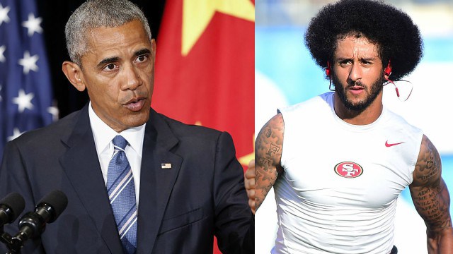 President Barack Obama (Photo by Lintao Zhang/Getty Images) | Colin Kaepernick (Photo by Harry How/Getty Images)