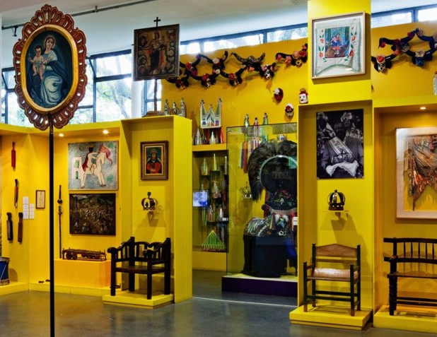 Part of an exhibit in Museu Afrobrasil
