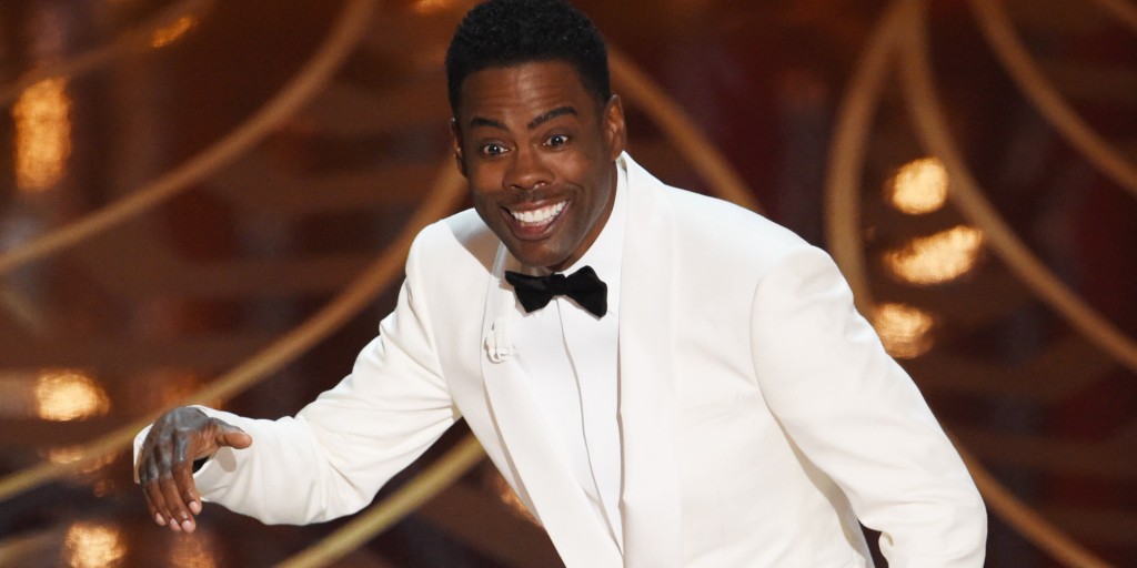 Actor Chris Rock presents on stage at the 88th Oscars on February 28, 2016 in Hollywood, California. AFP PHOTO / MARK RALSTON / AFP / MARK RALSTON (Photo credit should read MARK RALSTON/AFP/Getty Images)