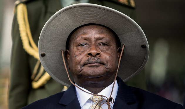 Uganda's President Yoweri Museveni attends his swearing-in ceremony at the Independance grounds in Uganda's capital Kampala, May 12, 2016. REUTERS/Edward Echwalu